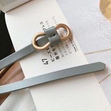 사선 정장벨트 꼬임벨트 슬림 여성 가죽 패션 얇은