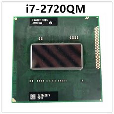 코어 I7 2720QM SR014 2.2GHz 6M CPU 노트북 프로세서 소켓 G2 rPGA988B 서포트 HM65, 한개옵션0, 한개옵션1