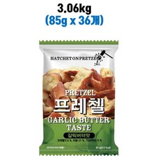 ㈜위너스 프레첼(갈릭버터맛) 85g, 3kg, 1세트