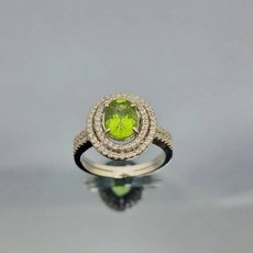 천연페리도트반지