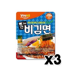 유어스 틈새비김면 미니점보 비빔면 467g x 3개