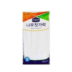 크린랩 나무 젓가락 30개입 일회용 위생용품