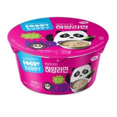 하림 푸디버디 하양라면 큰컵 80g 10개