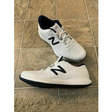오프화이트 New Balance MCH696W4 Men's 696v4 White/Pigment Synthetic/Mesh Tennis Shoes