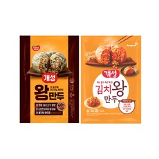 1+1 동원 개성 왕만두 2.1kg + 김치왕만두 2.1kg, 1세트