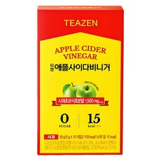TEAZEN 茶禪 蘋果醋隨身包, 5g, 10條, 1盒