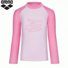아레나 여아동 레시가드 수영복 A2BG1GC21 PNK 17, PNK@# 60