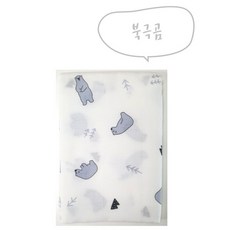 베베이안 순면 사각 천기저귀 (10장)-9종 천 기저귀, 10장, 북극곰