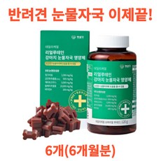 펫생각 리얼루테인 강아지 백내장 녹내장 눈물 자국 영양제 치료제 사은품 증정, 눈영양제 6개(12개월), 6개 - 하루올데이강아지눈영양제