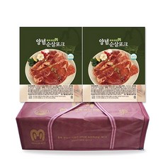 설명절선물세트 돼지갈비 양념갈비 3kg 구이 어르신 부모님 선물, 돼지양념갈비 선물세트 3kgx1세트