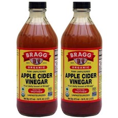 브래그 사과식초, 473ml, 2개
