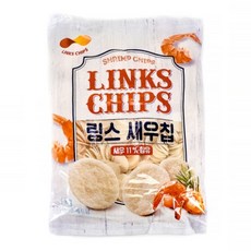 링스 새우칩 1kg 스낵, 4개