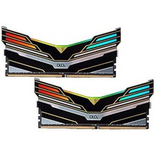 해외1532023 OLOy DDR4 램 32GB (2x16GB) WarHawk Rainbow Light 레인보우라이트 RGB (Non-SYNC) 2666 MHz, 16GBx2_Blackx2, 상세 설명 참조0, 상세 설명 참조0