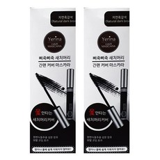 예리나 새치커버 마스카라 자연흑갈색 흰머리염색 헤어마스카라, 2개