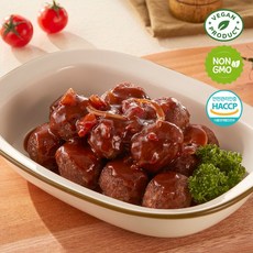 파르팜 레츠비건 아몬드 쏙쏙 비건 미트볼 1kg (+비건함박소스 400g), 1개
