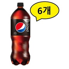 펩시콜라 제로 1.5Lx6펫, 6개, 1.5L