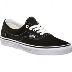 NEW Mens VANS ERA SNEAKER Black White CANVAS Skate Shoes AUTHENTIC IN BOX