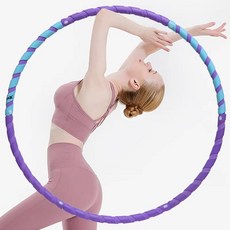 12세대 훌라후프 2종 아래배빼는 유산소 뱃살 다이어트 운동기구 2kg, 1개, 블루+퍼플