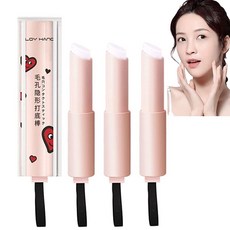  2023 매직 포어 지우개 방수 페이스 프라이머 스틱 Loy Hanc 얼굴용 매트 블러 모공 없는 메이크업 하이드레이팅 파운데이션 크림 (3개), 3개 