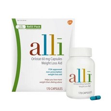 Alli Diet Weight Loss supplements Orlistat 60Mg Capsules 170 Count
