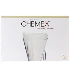 CHEMEX, 화이트, 1개, 커피필터, 100개, 1개, 523ml