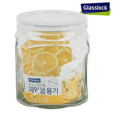 글라스락 사각 케니스터 1.5 L, 1개, 단품