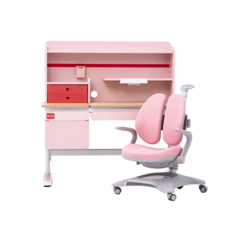 어린이책상 정보 에스메라다 어린이 초등학생 바른자세 높이조절 스마트 책상 의자 세트, 핑크세트