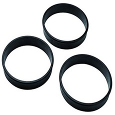Matfer Bourgeat 346708 Exoglass Tart Rings 4-Inch Black Matfer Bourgeat 346708 엑소글래스 타르트 링 4인치 블