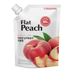 까로망 납작복숭아 리플잼 1kg, 1개