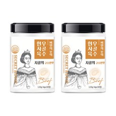 비밀의부엌 깊고 진한 코인육수 천연조미료 아이육수 육수한알 한우사골육수 120g, 2개