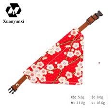 Xuanyunxi강아지 코튼 스카프2+1, S, 3개