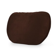 메르세데스 벤츠 호환 마이바흐 S-클래스 헤드 레스트 소프트 스웨이드 카시트 쿠션 자동차 목 베개 지원, 02 Coffee