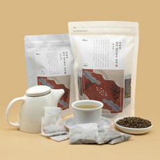 바라다 수제 볶은 발아 앉은뱅이 밀차 통곡물 티백, 주전자 티백(15g X 10개입), 15g