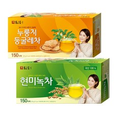 담터 누룽지 둥굴레차 150T + 담터 현미녹차 150T