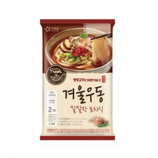 아워홈 겨울우동 칼칼한 포차식 2인 458g, 단품