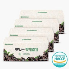 [참앤들황토농원]맛있는 헛개열매진액 90ml x 30포 4박스, 4개