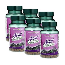 홀랜드앤바렛 아사이 위드 그린티 1500mg 타블렛 Holland & Barrett Acai with Green Tea, 6개, 120정