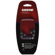 SHURE 이어 패드 EASFX1 (S 사이즈 / 5 쌍) 소프트 플렉스 EASFX1-10S [국내 정품], 단일상품