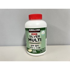 [Kirkland]커클랜드 실버 멀티 비타민 & 미네랄 1464.5mg x 430정/ 코스트코/ 국내배송, 430정, 1개