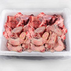 한우 사골2kg 잡뼈2kg 총4kg 뼈전문 한우 사골 곰국 소뼈, 1개