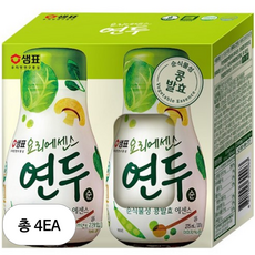 샘표 요리에센스 연두 순맛, 275ml, 4개