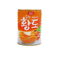 동원 황도 슬라이스 복숭아 통조림, 400g, 5개