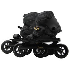 X725153 인라인스케이트 성인 German Baoshi Lai Powerslide doop sneakers adjustable ad, Four wheel blue (wheel 84mm)