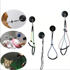 흡착식 고양이 강아지 목욕 미용테이블 보조 목줄 끈, 스몰버클 로프 10개 52CM, 10개