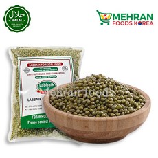 LABBAIK Green Moong Whole Dal (Lentil / Pulse) 800g 그린 뭉 홀 (통녹두), 1개
