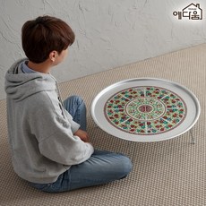 예다움 옛날 레트로 자취 양철 스텐 양은 밥상 술 가벼운 상, 5.예다움 양은밥상 R665 (5호)