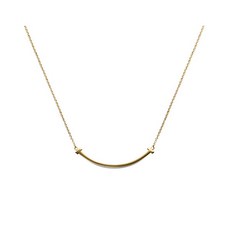 [티파니앤코] [티파니] 35189459 티파니 T 스마일 18K 골드 목걸이 스몰