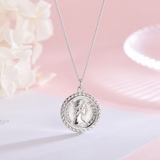 순금직사각엘리자베스코인펜던트