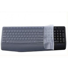 로지텍 MK345 Logitech MK345 액세서리를 위한 인포그래피 키보드 커버 스킨 Ultra Thin Silicone 키보, 단일상품