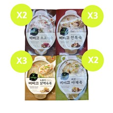 총 10개입/280g 비비고 닭백숙3 전복3 버섯야채2 소고기죽2, 280g, 1세트